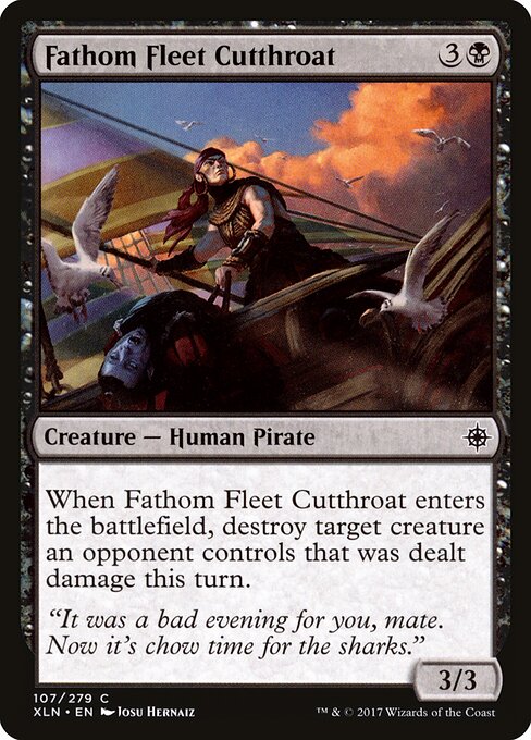 Fathom Fleet Cutthroat – Ixalan (XLN-107) Magic: The Gathering card