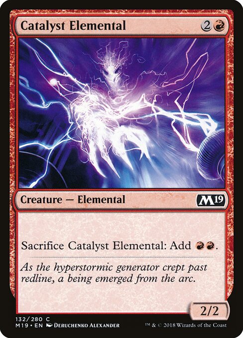 Catalyst Elemental – Core Set 2019 (M19-132) Magic: The Gathering card | LC-REM-20260804-15150884421964-e83a678b-19d4-47a5-aa1c-c2437e5009c0