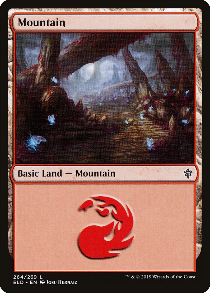 Mountain (V.3) - Throne of Eldraine (Land) [ELD-264]