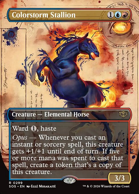 Colorstorm Stallion – Secrets of Strixhaven (SOS-299) Magic: The Gathering card | LC-REM-20260804-15765059305804-e8800c58-574f-4a77-bed9-2d99e8f5813c Imagen principal del producto
