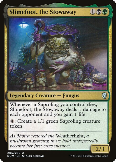 Slimefoot, the Stowaway – Dominaria (DOM-205) Magic: The Gathering card | LC-REM-20260804-15909424431436-e8815cd9-7032-445a-aebc-cfc19bd51ee4
