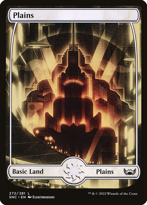 Plains – Streets of New Capenna (SNC-272) Magic: The Gathering card