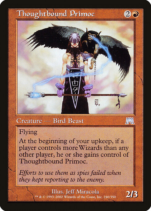 Thoughtbound Primoc – Onslaught (ONS-240) Magic: The Gathering card | LC-REM-20260804-15151477162316-e89156b5-8bdb-41d1-a7aa-63f770a9b070