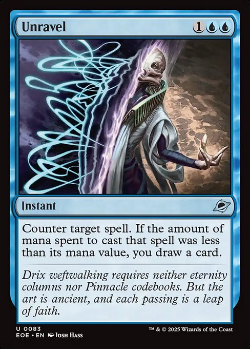 Unravel – Edge of Eternities (EOE-83) Magic: The Gathering card | LC-REM-20260804-15523472146764-e8978214-c853-453d-872d-af56bdaaa3d7 Imagen principal del producto