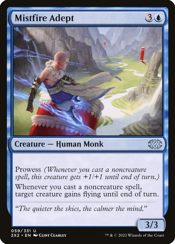 Mistfire Adept - Double Masters 2022 (Uncommon) [2X2-59]