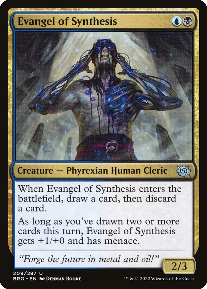 Evangel of Synthesis - The Brothers' War (Uncommon) [BRO-209]