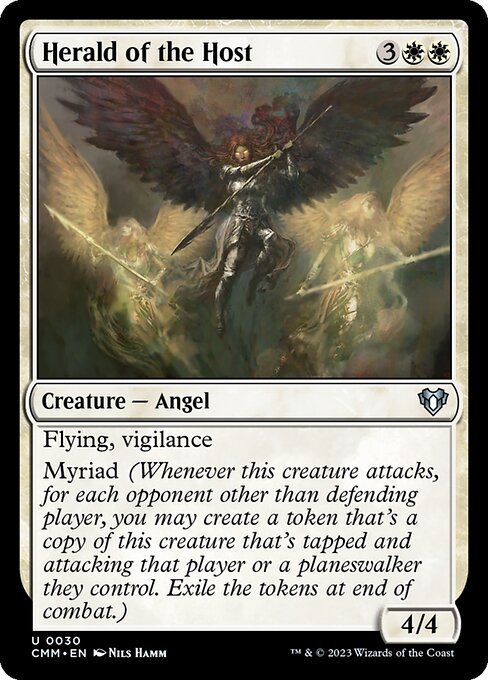 Herald of the Host – Commander Masters (CMM-30) Magic: The Gathering card Main image