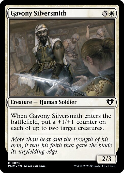 Gavony Silversmith – Commander Masters (CMM-25) Magic: The Gathering card