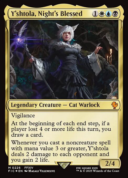 Y'shtola, Night's Blessed – Final Fantasy Commander (FIC-226) Magic: The Gathering card | LC-REM-20260804-15339707859276-e8df6177-e14d-4dc9-bfc6-5e5f31c2834d Hoofdafbeelding