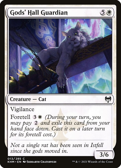 Gods' Hall Guardian – Kaldheim (KHM-13) Magic: The Gathering card