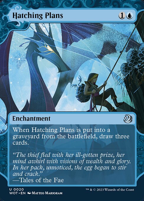 Hatching Plans – Enchanting Tales (WOT-20) Magic: The Gathering card