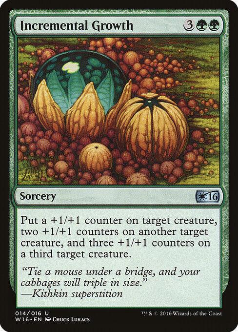 Incremental Growth – Welcome Deck 2016 (W16-14) Magic: The Gathering card