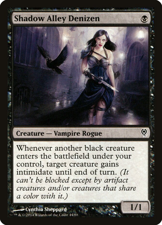 Magic-kaart Shadow Alley Denizen DDM-44 uit Duel Decks: Jace vs. Vraska (Common)
