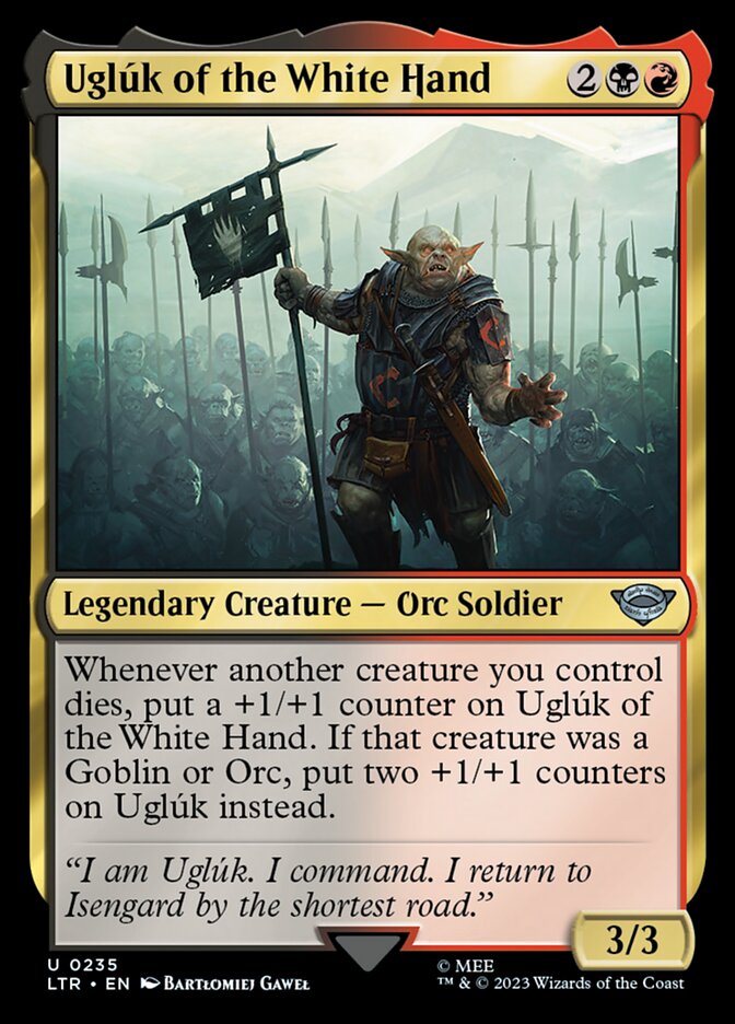 Uglúk of the White Hand - The Lord of the Rings: Tales of Middle-earth (Uncommon) [LTR-235] Main image