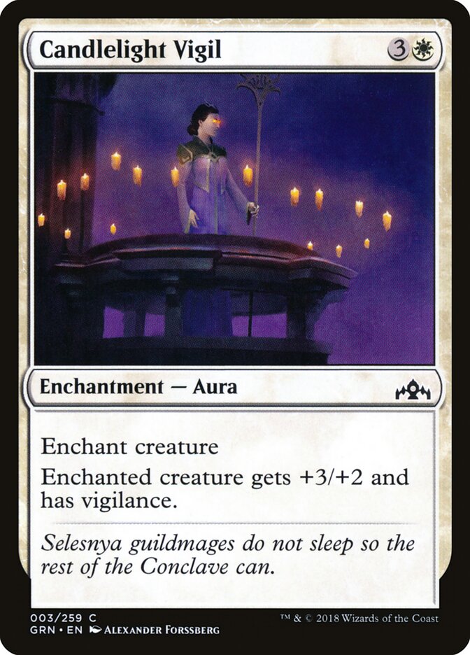 Candlelight Vigil - Guilds of Ravnica (Common) [GRN-3]