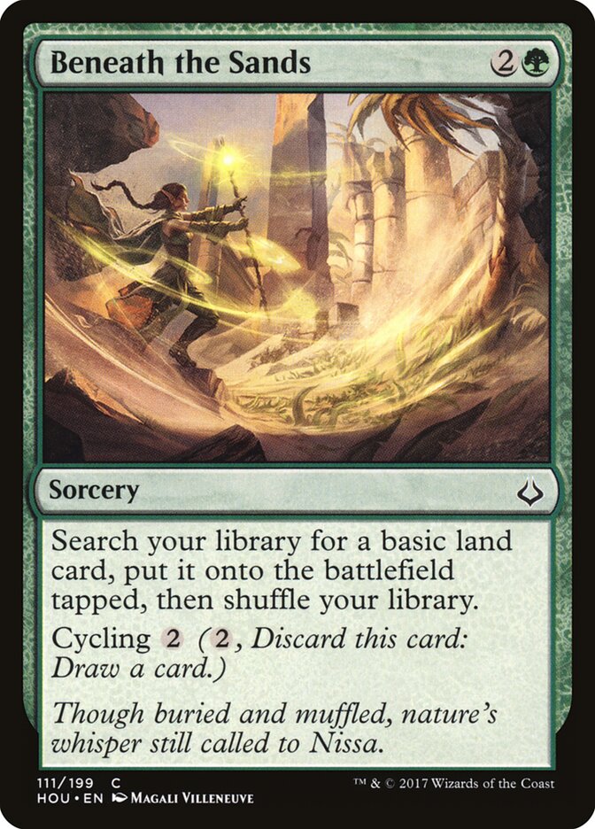 Beneath the Sands - Hour of Devastation (Common) [HOU-111]