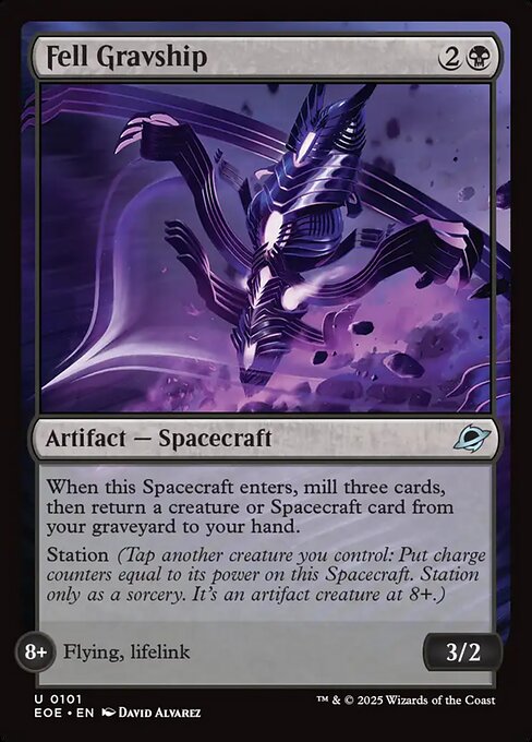 Fell Gravship – Edge of Eternities (EOE-101) Magic: The Gathering card | LC-REM-20260804-15523472048460-e94b130d-3547-43c5-a319-5ebc571c2e2d Imagen principal del producto