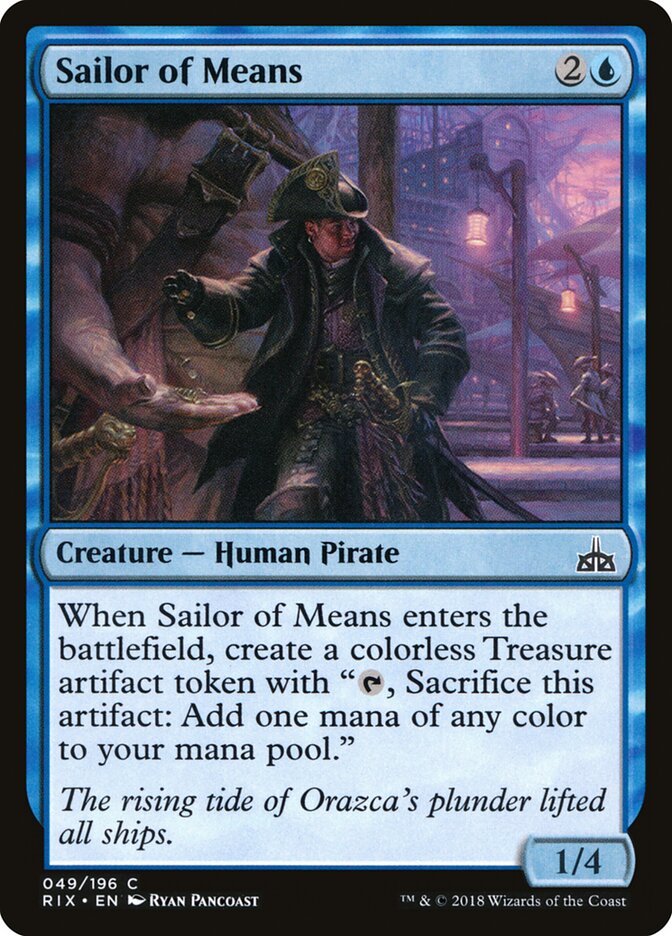 Sailor of Means - Rivals of Ixalan (Common) [RIX-49]