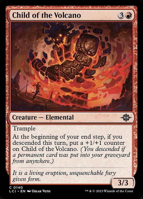 Child of the Volcano – The Lost Caverns of Ixalan (LCI-140) Magic: The Gathering card