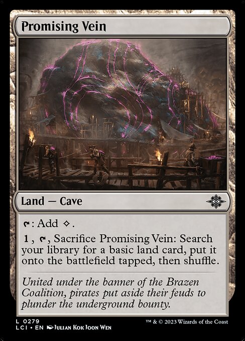 Promising Vein – The Lost Caverns of Ixalan (LCI-279) Magic: The Gathering card