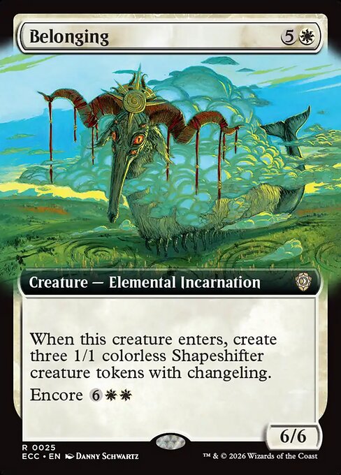 Belonging – Lorwyn Eclipsed Commander (ECC-25) Magic: The Gathering card | LC-REM-20260804-15544020795724-e97c95ac-f992-4e99-9469-bc1bc695e49f