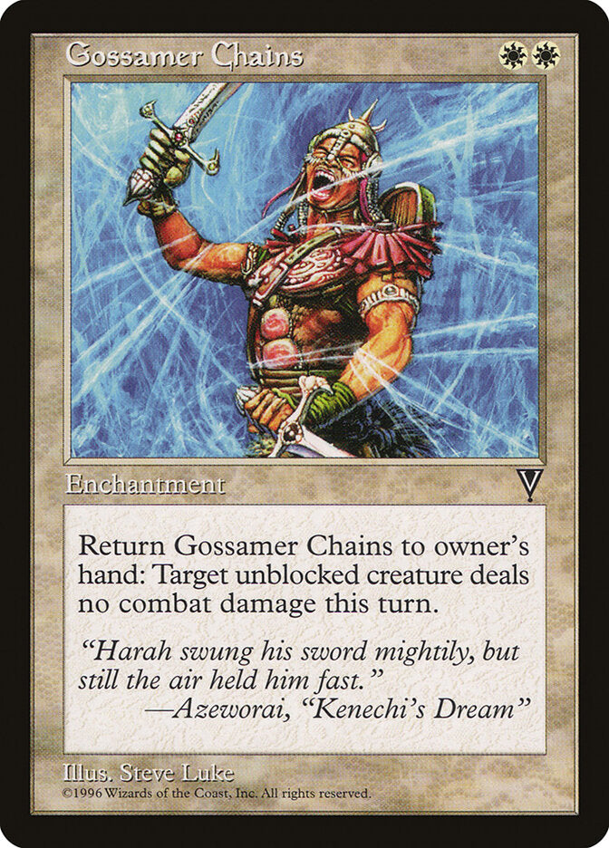 Magic-kaart Gossamer Chains VIS-6 uit Visions (Common)