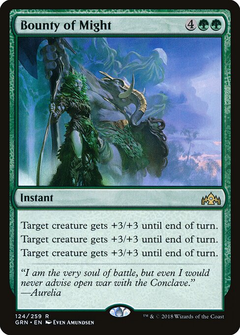 Bounty of Might – Guilds of Ravnica (GRN-124) Magic: The Gathering card | LC-REM-20260804-15150830453068-e9a950d8-e6e2-42d6-83d7-a60c15d2035d