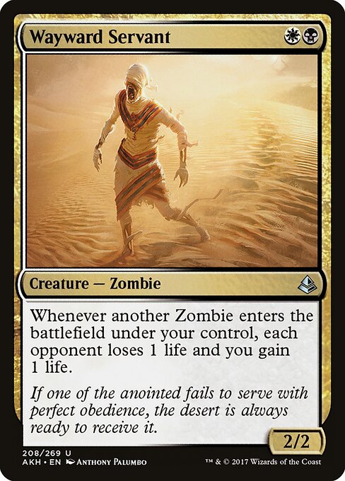 Wayward Servant – Amonkhet (AKH-208) Magic: The Gathering card | LC-REM-20260804-15150644101452-e9e00112-8c6c-4551-ad68-389e315fe148