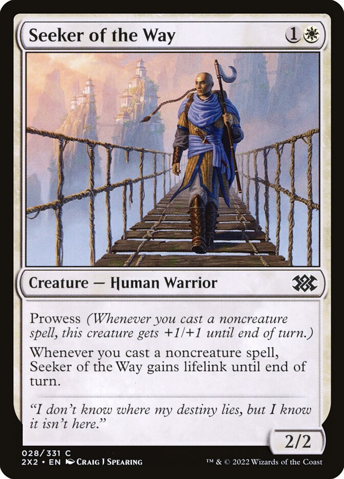 Seeker of the Way - Double Masters 2022 (Common) [2X2-28]