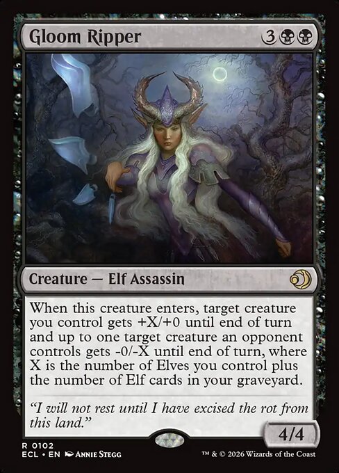 Gloom Ripper – Lorwyn Eclipsed (ECL-102) Magic: The Gathering card