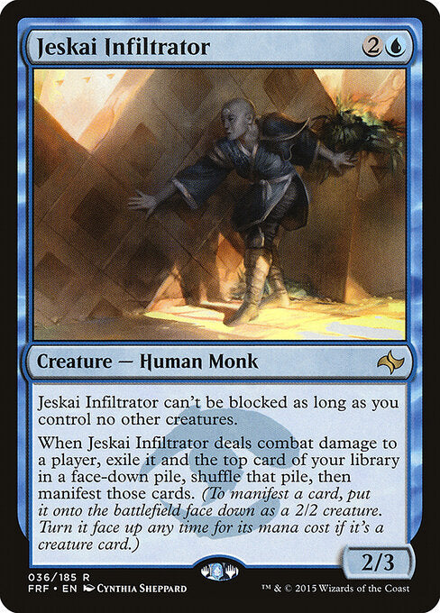 Jeskai Infiltrator – Fate Reforged (FRF-36) Magic: The Gathering card