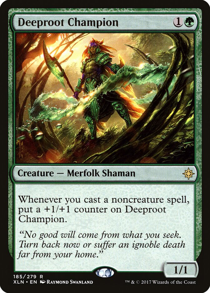 Deeproot Champion - Ixalan (Rare) [XLN-185] Hoofdafbeelding