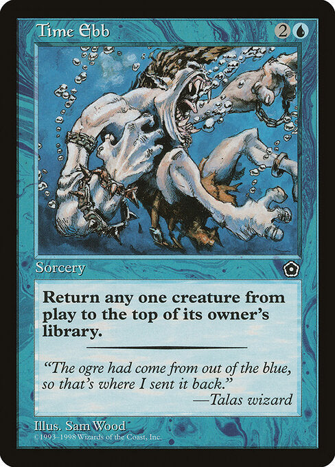 Time Ebb – Portal Second Age (P02-57) Magic: The Gathering card | LC-REM-20260804-15151681634636-ea285582-2279-4393-885d-e471d00681e9