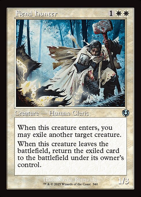 Fiend Hunter – Innistrad Remastered (INR-340) Magic: The Gathering card | LC-REM-20260804-15339559813452-ea329d8b-b658-4a52-b86e-b47b1786fa3e