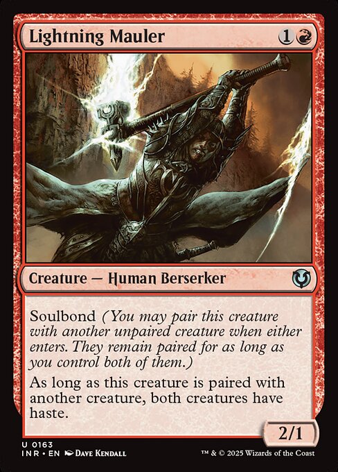 Lightning Mauler – Innistrad Remastered (INR-163) Magic: The Gathering card