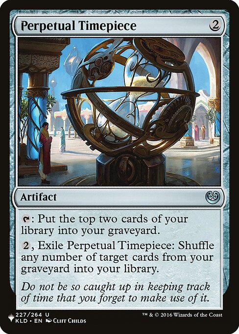 Perpetual Timepiece – The List (PLST-KLD-227) Magic: The Gathering card | LC-REM-20260804-15632292708684-ea4b50c6-fc72-4f25-9389-73fc81cad057