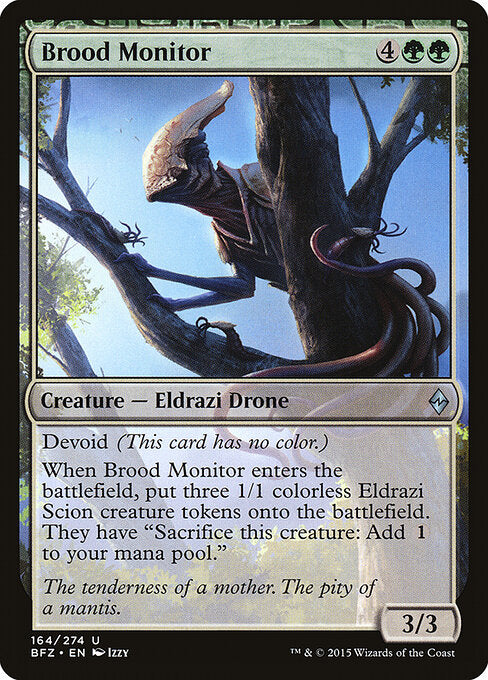 Brood Monitor – Battle for Zendikar (BFZ-164) Magic: The Gathering card