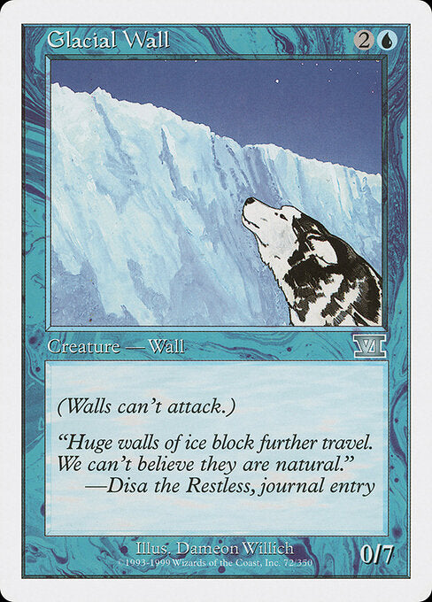 Glacial Wall – Classic Sixth Edition (6ED-72) Magic: The Gathering card | LC-REM-20260804-15521964491084-ea929add-39a4-4840-a127-16aeb37f55f5