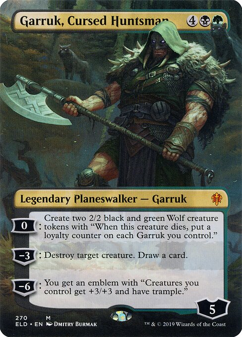 Garruk, Cursed Huntsman – Throne of Eldraine (ELD-270) Magic: The Gathering card | LC-REM-20260804-15151725183308-ea9f8dd7-b774-40c5-9e67-3eb87bb72541 Hauptbild