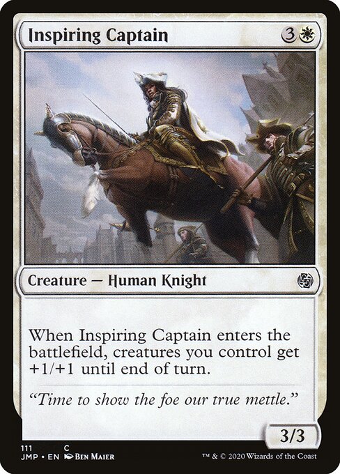 Inspiring Captain – Jumpstart (JMP-111) Magic: The Gathering card Imagen principal del producto