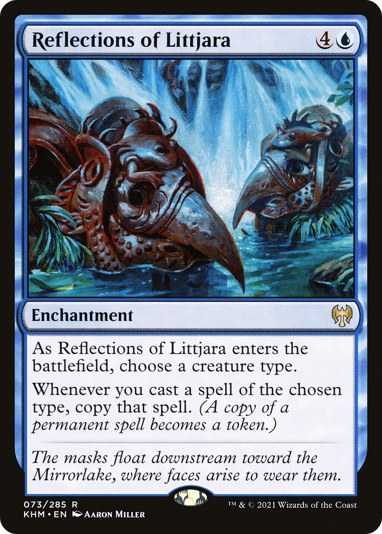 Reflections of Littjara – Kaldheim 73 – Magic: The Gathering single card Hoofdafbeelding