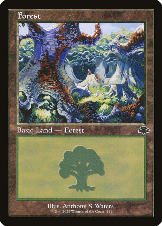 Forest (V.2) - Dominaria Remastered (Land) [DMR-411]