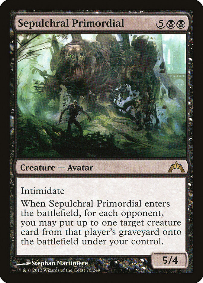 Magic-kaart Sepulchral Primordial GTC-75 uit Gatecrash (Rare) Main image