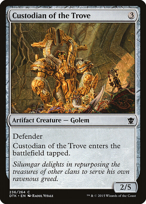Custodian of the Trove – Dragons of Tarkir (DTK-236) Magic: The Gathering card