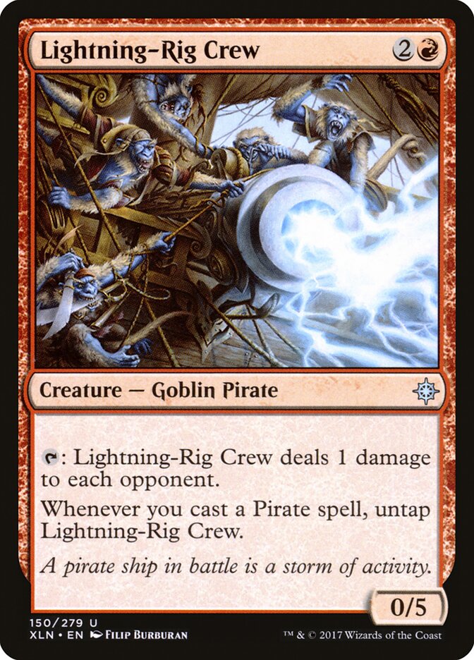 Lightning-Rig Crew - Ixalan (Uncommon) [XLN-150]