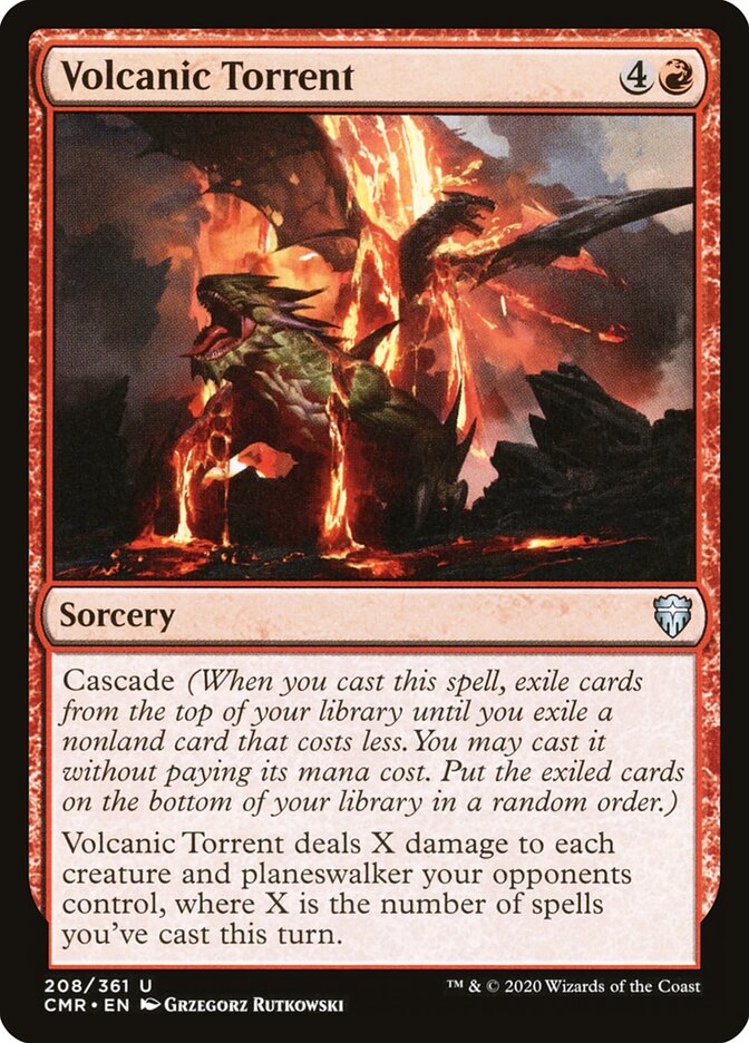 Volcanic Torrent - Commander Legends (Uncommon) [CMR-208]