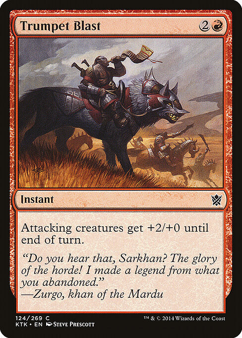 Trumpet Blast – Khans of Tarkir (KTK-124) Magic: The Gathering card | LC-REM-20260804-15150756102476-eb6deef5-876f-4c81-8af5-6e91e0c4656a