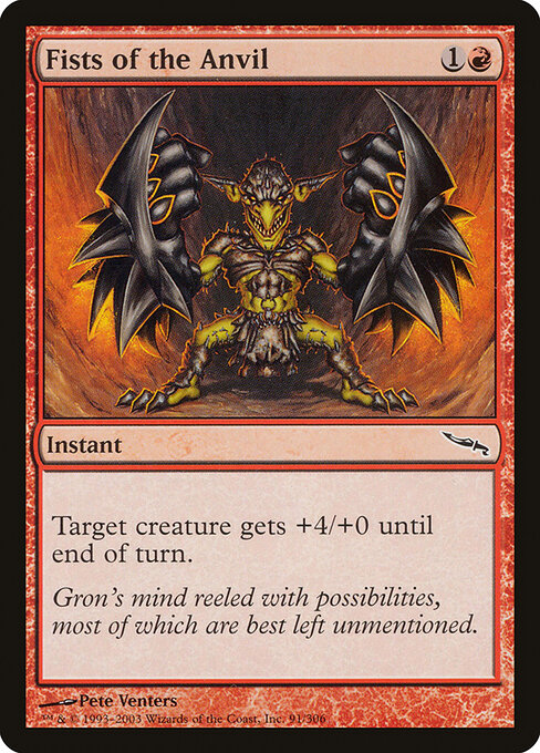 Fists of the Anvil – Mirrodin (MRD-91) Magic: The Gathering card | LC-REM-20260804-15617496187212-eb94bc02-b348-43c2-9e78-e2e3fd541d6a