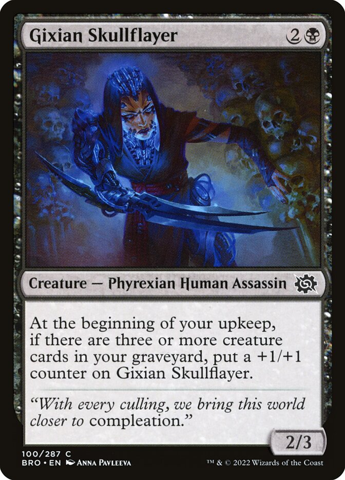 Gixian Skullflayer - The Brothers' War (Common) [BRO-100]