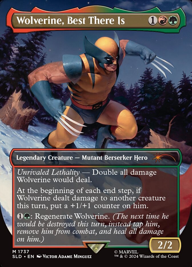 Magic-kaart Wolverine, Best There Is SLDMVL-1737 uit Secret Lair Drop Series: Marvel Superdrop (Mythic) Hoofdafbeelding